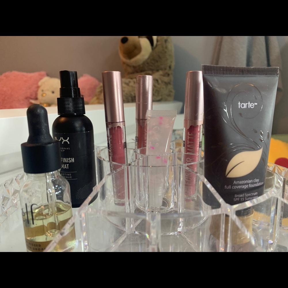 makeup and nail polish storage